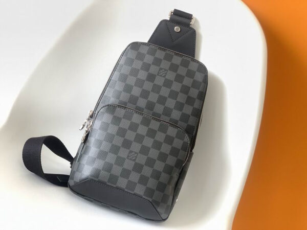LV Avenue Sling Bag Damier Graphite Canvas For Men N41719