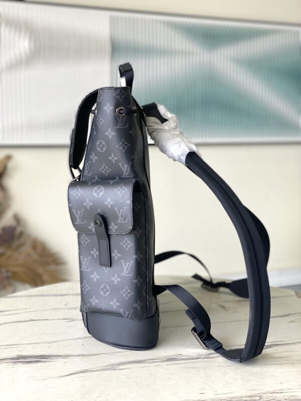 LV Christopher MM Backpack Grey For Men