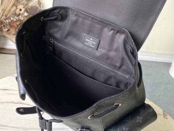 LV Christopher MM Backpack Grey For Men