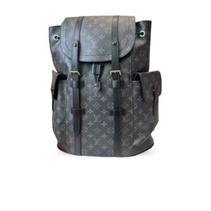 LV Christopher MM Backpack Grey For Men