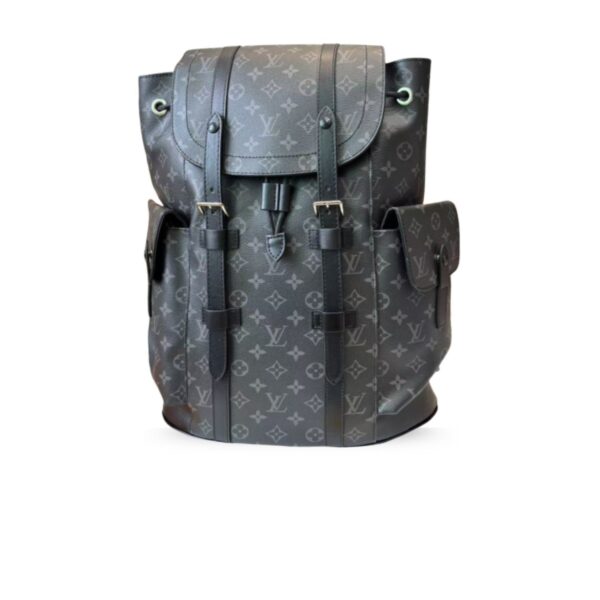 LV Christopher MM Backpack Grey For Men