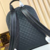 LV Campus Backpack Damier Infini Onyx Silver For Men N40306