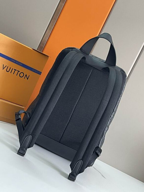 LV Racer Backpack Monogram Shadow Black For Men M46109