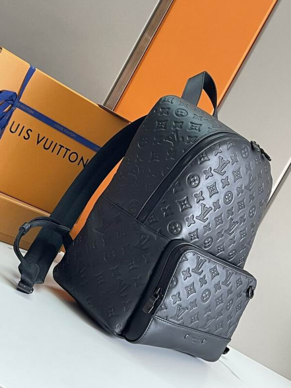 LV Racer Backpack Monogram Shadow Black For Men M46109
