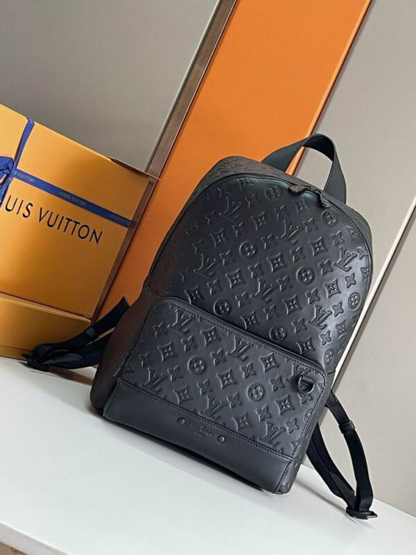 LV Racer Backpack Monogram Shadow Black For Men M46109