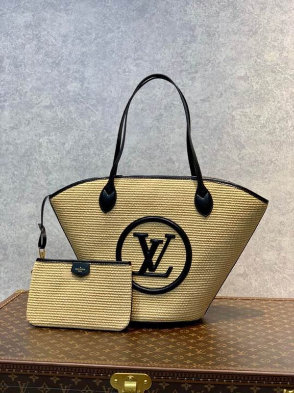 LV Saint Jacques Raffia Beige For Women