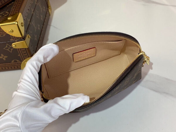 LV Cosmetic Pouch PM Monogram Canvas For Women M47515