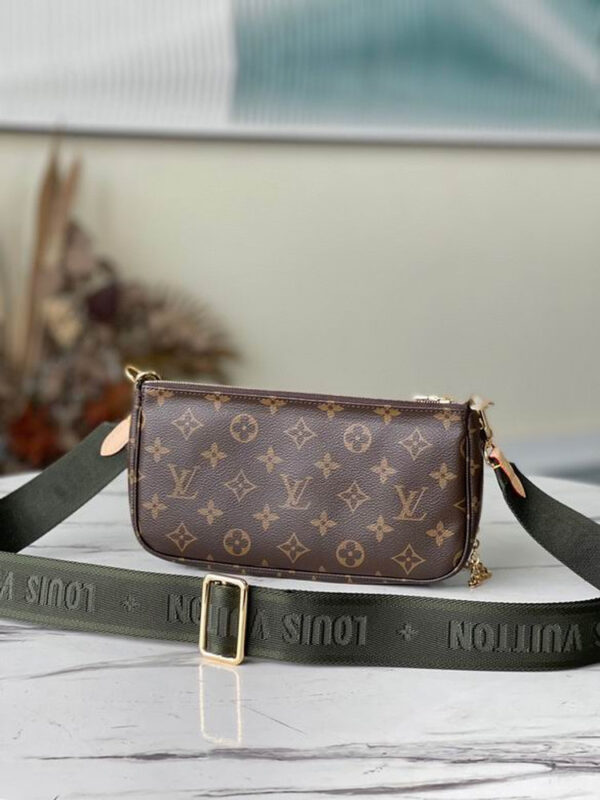 LV Multi Pochette Accessoires Monogram Canvas Khaki for Women M44813