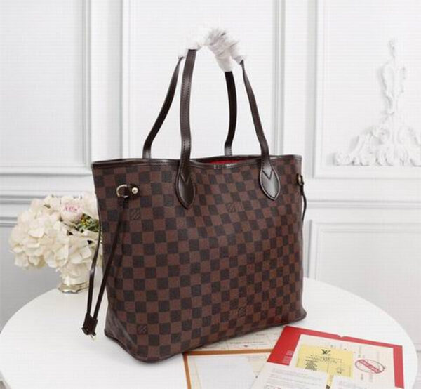 LV Neverfull GM Tote Bag Brown For Women‎ N40597