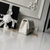 CN Flap Bag With CC Ball On Strap White For Women AS1787