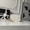 CN Flap Bag With CC Ball On Strap White For Women AS1787