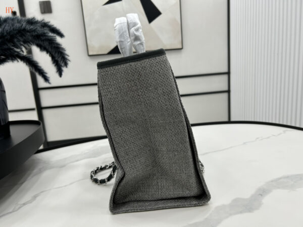 CN Deauville Tote Canvas Bag Light Grey For Women A66941