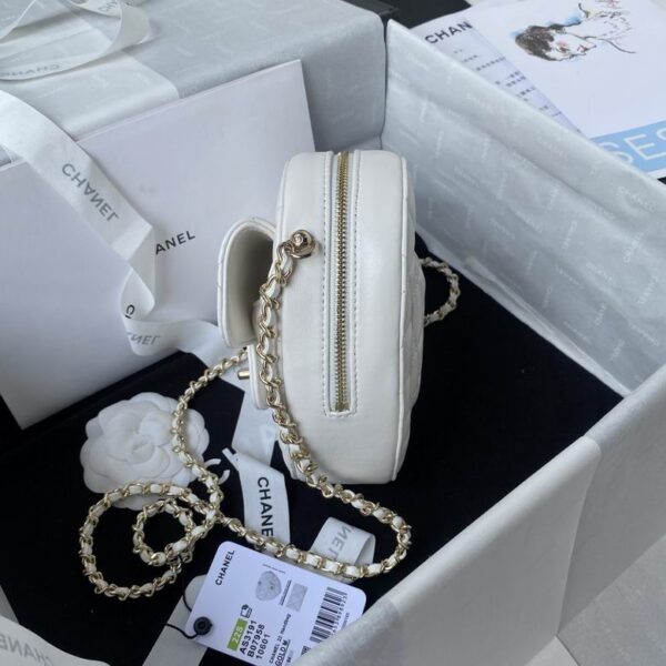 CN Mini Heart Bag White For Women AS3191 B07958 10601