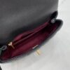 CN Medium Flap Coco Bag With Top Handle Black For Women A92990