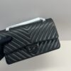 CN Chevron Classic Handbag Black Hardware Black For Women CN Chevron Classic Handbag Black Hardware Black For Women