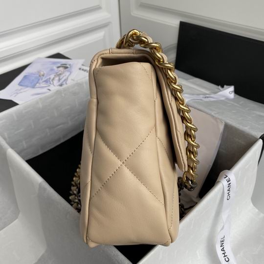CN 19 Flap Bag Beige For Women