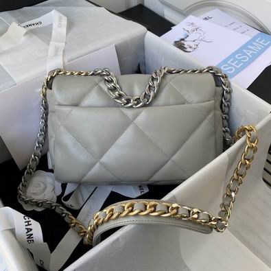 CN 19 Handbag 26cm Grey For Women AS1160
