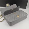 CN Classic Handbag Grey Gold Hardware For Women A01112