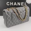 CN Classic Handbag Grey Gold Hardware For Women A01112