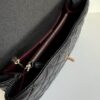 CN Medium Flap Coco Bag With Top Handle Black For Women A92991