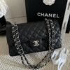 CN Classic Handbag with Silver Hardware in Black for Women A01112