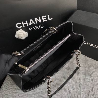 CN Classic Tote Bag Silver Hardware Black For Women