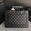 CN Classic Tote Bag Silver Hardware Black For Women