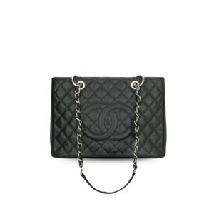CN Classic Tote Bag Silver Hardware Black For Women