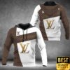 Luxury Louis Vuitton Light Brown And White With Central Logo Pattern 3D Shirt 169 Luxury Louis Vuitton Light Brown And White With Central Logo Pattern 3D Shirt 169
