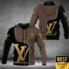 Luxury Louis Vuitton Dark Brown And Black Monogram Canvas Pattern 3D Shirt 158 Luxury Louis Vuitton Dark Brown And Black Monogram Canvas Pattern 3D Shirt 158