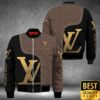 Luxury Louis Vuitton Dark Brown And Black Monogram Canvas Pattern 3D Shirt 158 Luxury Louis Vuitton Dark Brown And Black Monogram Canvas Pattern 3D Shirt 158