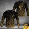 Luxury Louis Vuitton Black And Gold Color With Rectangle Pattern 3D Shirt 135