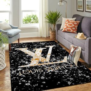 Louis Vuitton Orange Peel & White Living Room Carpet 060