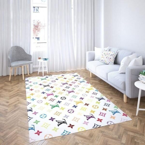 Louis Vuitton Colorful Stars Living Room Carpet 034 Louis Vuitton Colorful Stars Living Room Carpet 034