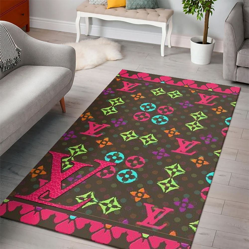 Louis Vuitton Colorful Living Room Carpet 032 Louis Vuitton Colorful Living Room Carpet 032