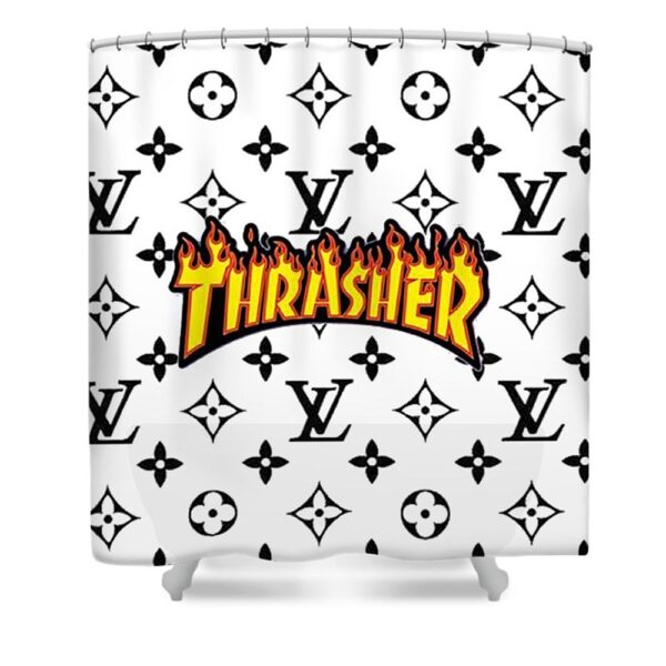 Thrasher X Louis Vuitton Shower Curtain 104 Thrasher X Louis Vuitton Shower Curtain 104