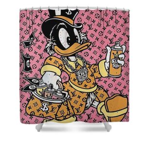 Mickey Mouse Louis Vuitton Shower Curtain 069