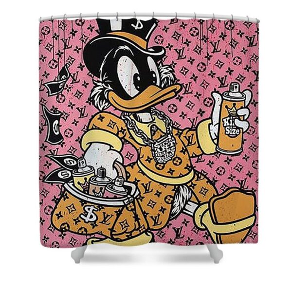 Mickey Mouse Louis Vuitton Shower Curtain 069