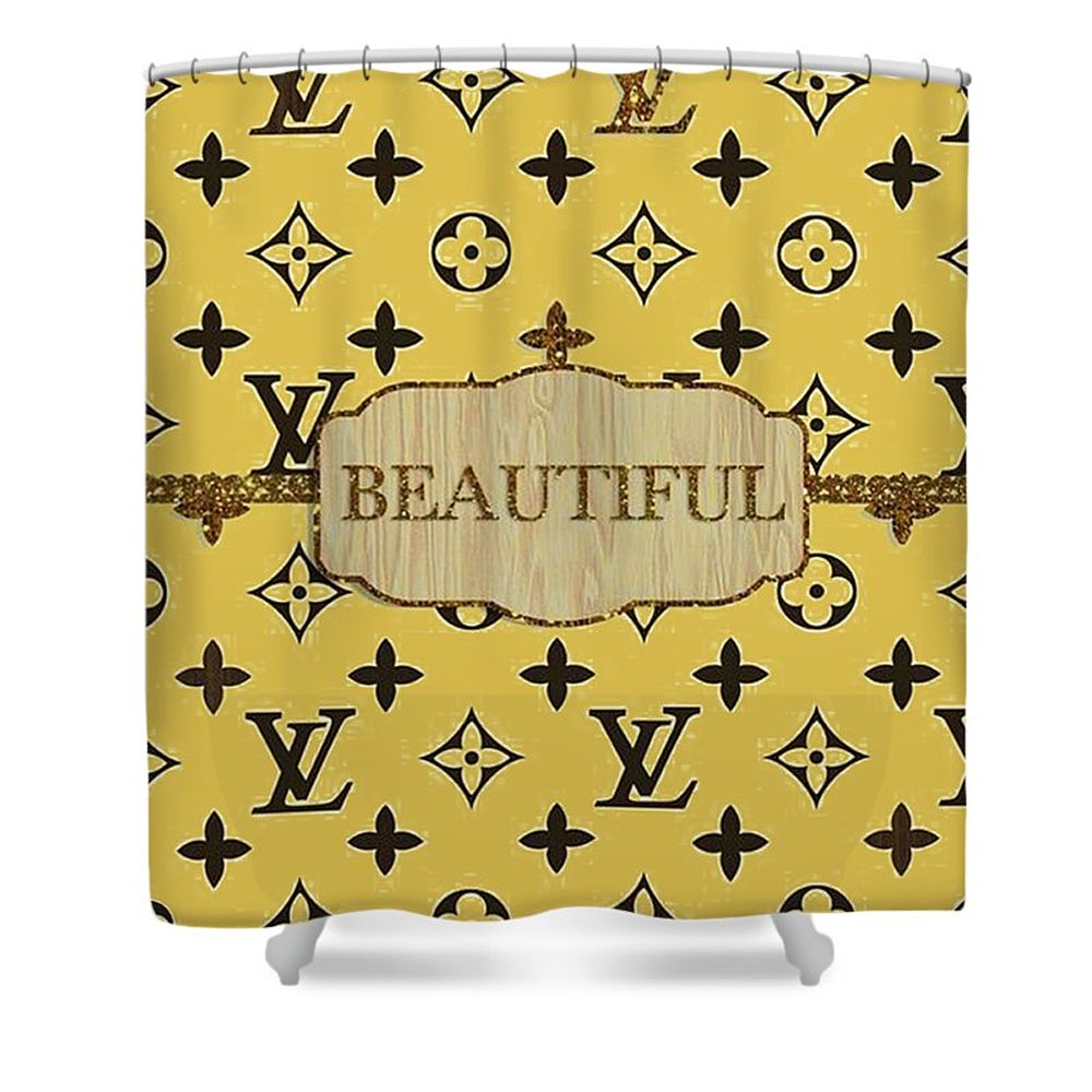 Louis Vuitton Yellow Shower Curtain 068 Louis Vuitton Yellow Shower Curtain 068