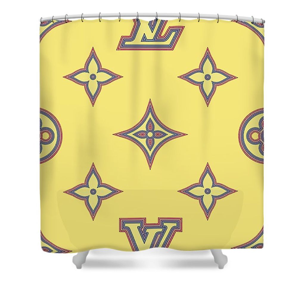 Louis Vuitton Shower Curtain Yellow 063 Louis Vuitton Shower Curtain Yellow 063