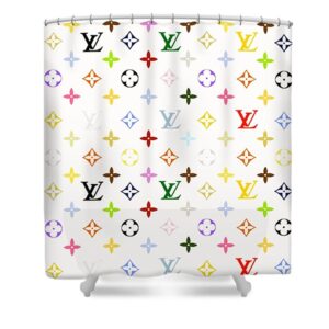 Louis Vuitton Shower Curtain Stars 060