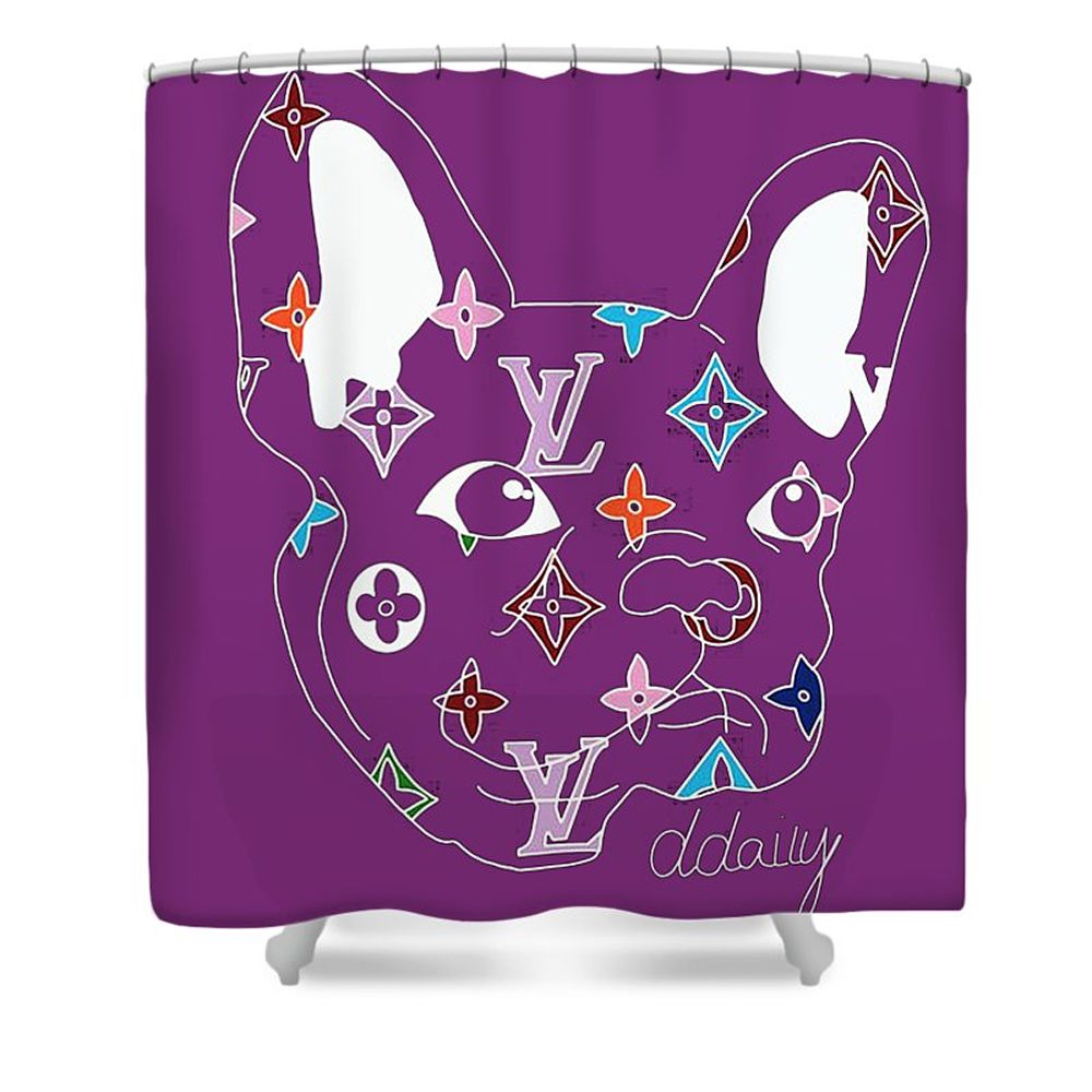 Louis Vuitton Shower Curtain Dog 038 Louis Vuitton Shower Curtain Dog 038