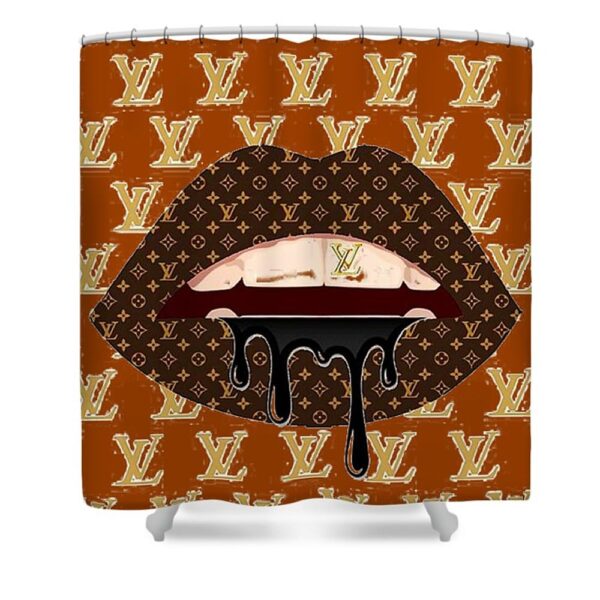 Louis Vuitton Shower Curtain Brown Lip 033 Louis Vuitton Shower Curtain Brown Lip 033
