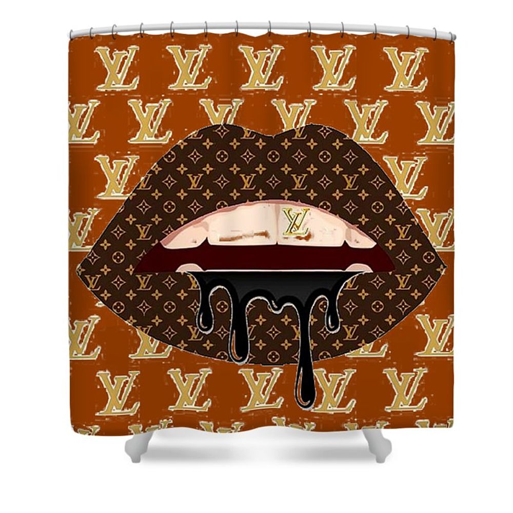 Louis Vuitton Shower Curtain Brown Lip 033 Louis Vuitton Shower Curtain Brown Lip 033