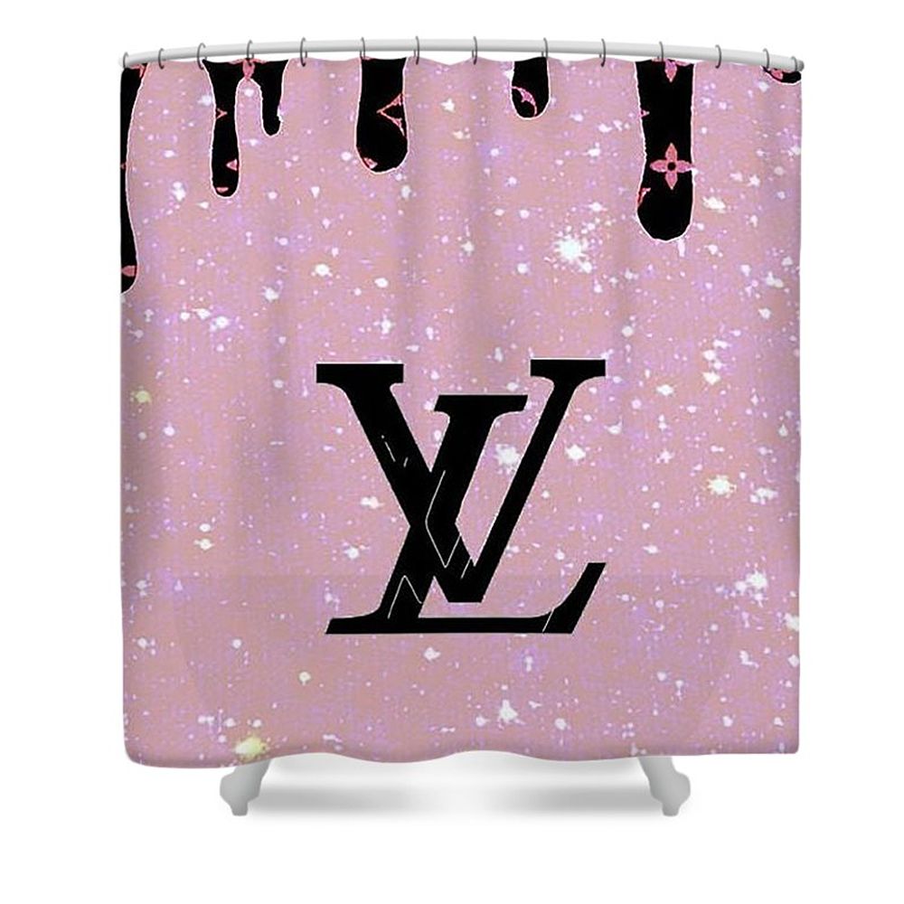 Louis Vuitton Pink Shower Curtain 112 Louis Vuitton Pink Shower Curtain 112