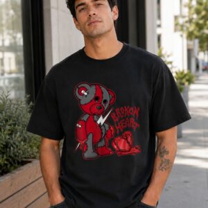 B.H Bear Tee To Match Jordan 13 Red Flint T-Shirt