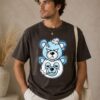 Douple Bear Graphic Tee Match Jordan 11 Low Legend Blue T-Shirt