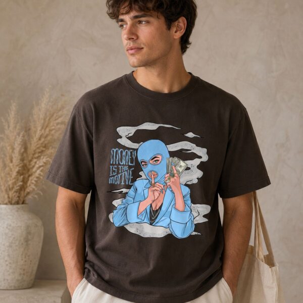 Mens M.I.T.M Graphic Tee Matching Jordan 4 University Blue T-Shirt
