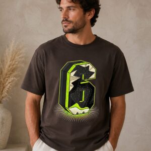 The Six Graphic Tee Match Jordan 6 Electric Green T-Shirt T-Shirt