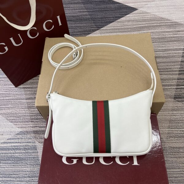 Modern Style Trendy GG Lunetta Small White Crossbody Bag KK04350
